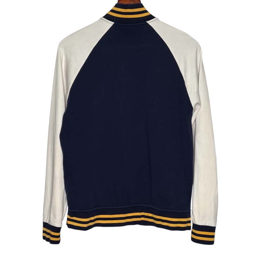 Polo Ralph Lauren P-Wing Patch Letterman Navy Blue Varsity Track Jacket M *READ - Picture 2 of 11